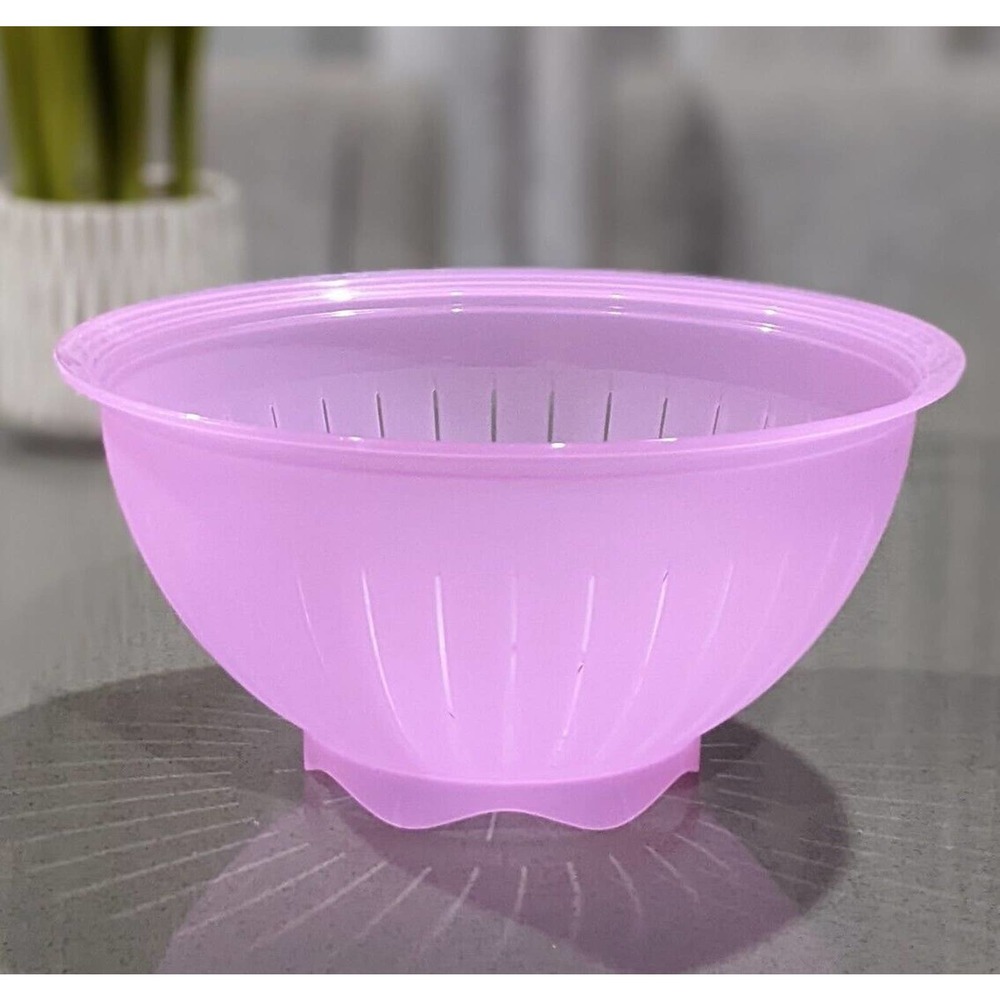 Tupperware Impressions Colander 18 cup/ 4.3L Lilac Color New